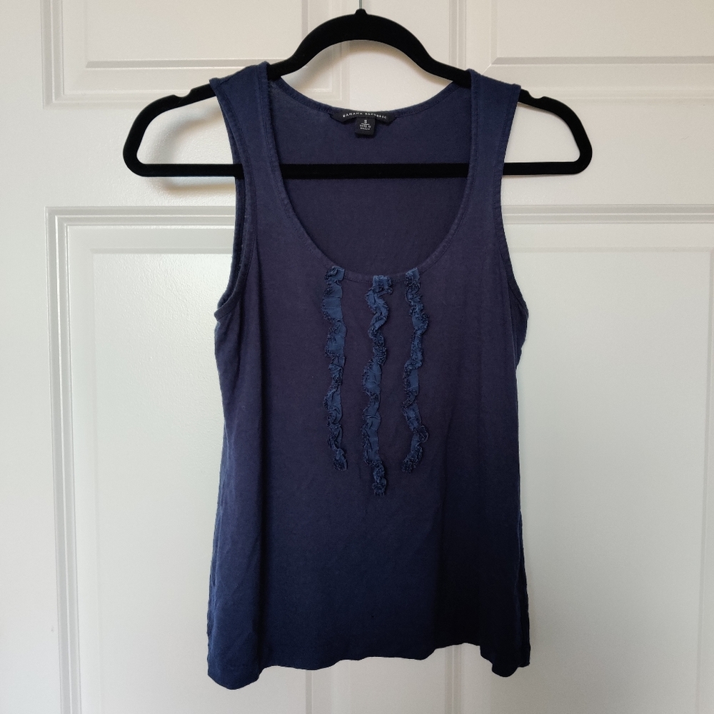 Navy Blue Banana Republic Tank Top